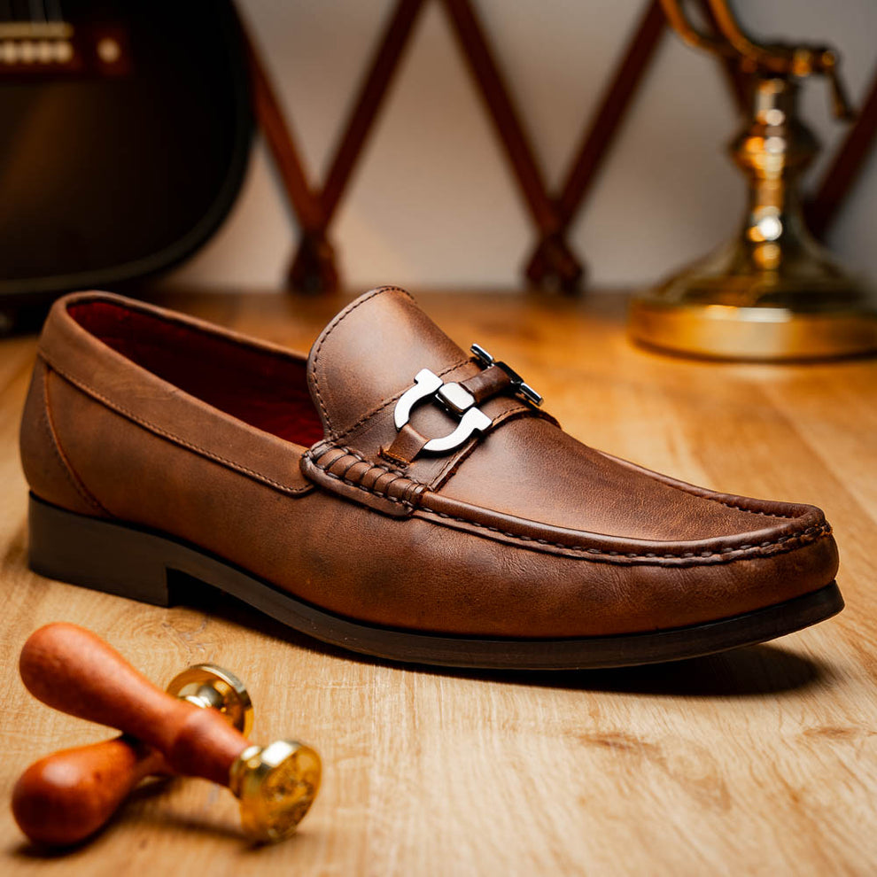 Marco Di Milano Cassarano Men's Shoes Calf-Skin Leather Moccasin Loafers (MDM1184)