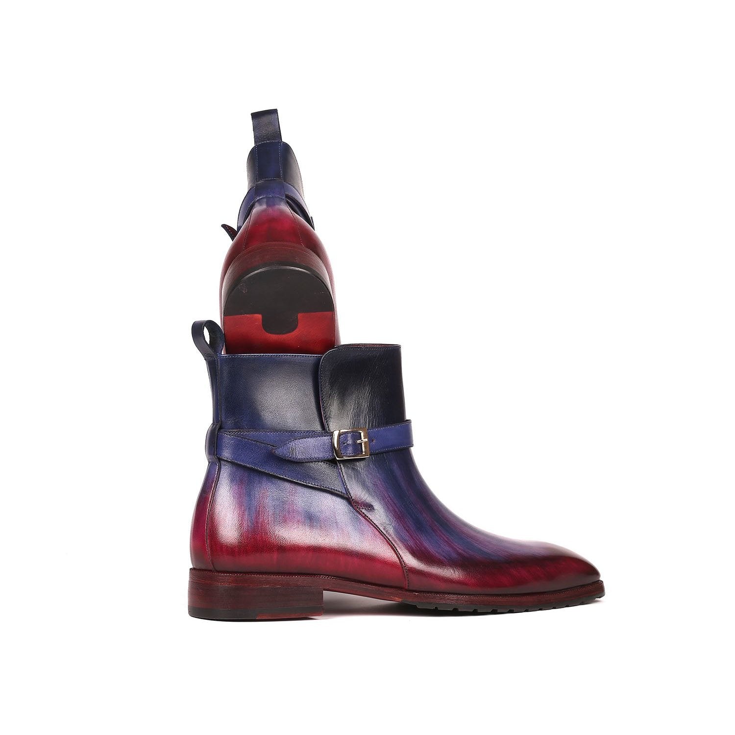 Paul Parkman 955MIX32 Men's Shoes Multi-Color Patina Leather Jodhpur Boots(PM6257)