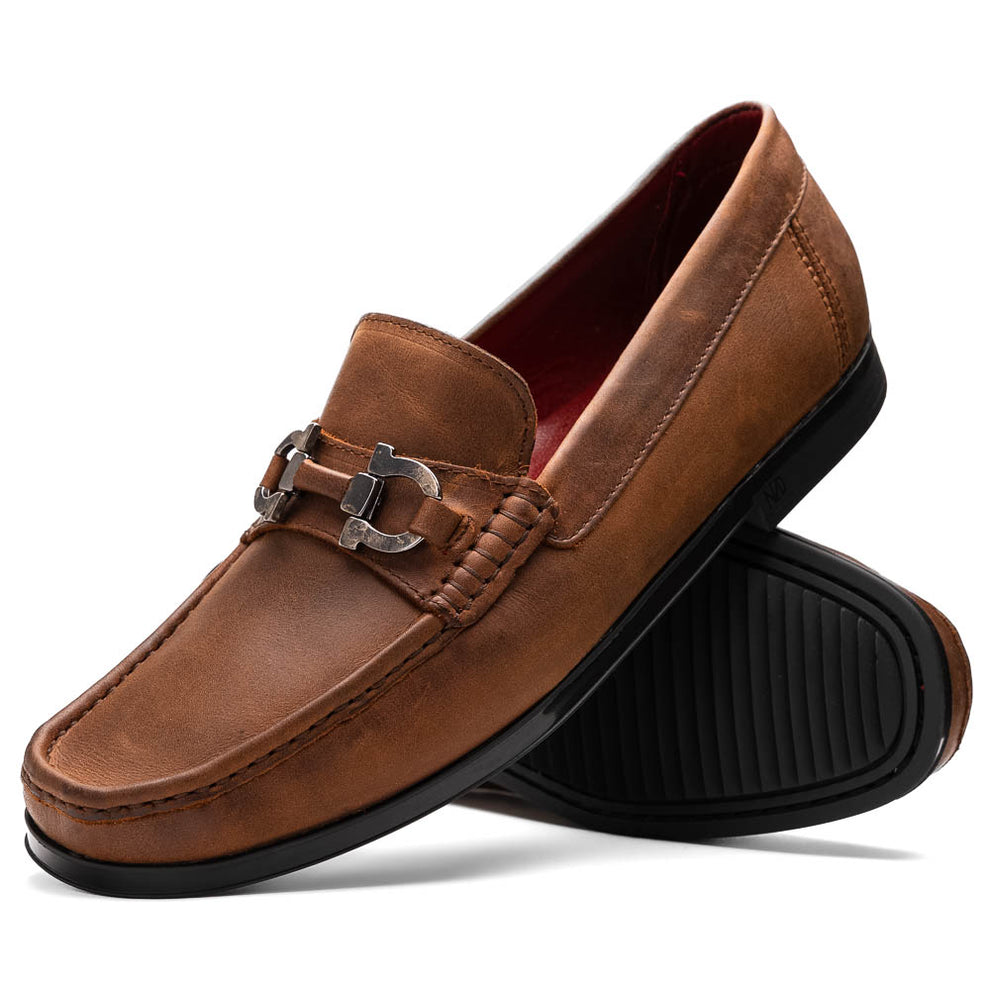 Marco Di Milano Atrani Men's Shoes Calf-Skin Leather Moccasin Loafers (MDM1185)
