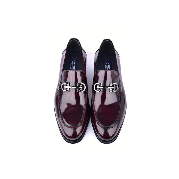 Corrente 7249 Men's Shoes Calf-Skin Leather Formal Horsebit Loafers (CRT1514)