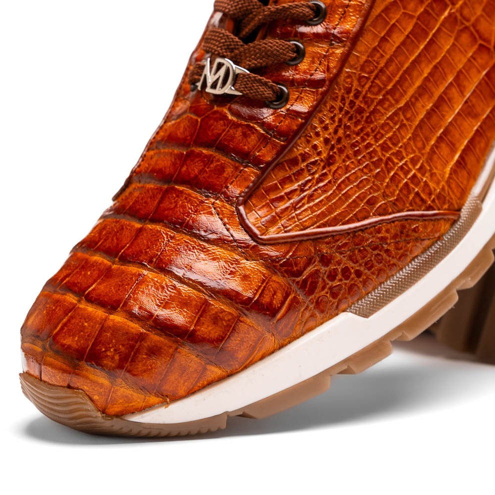 Marco Di Milano Alonzo Men's Shoes Genuine Caiman Crocodile Casual Sneakers (MDM1165)
