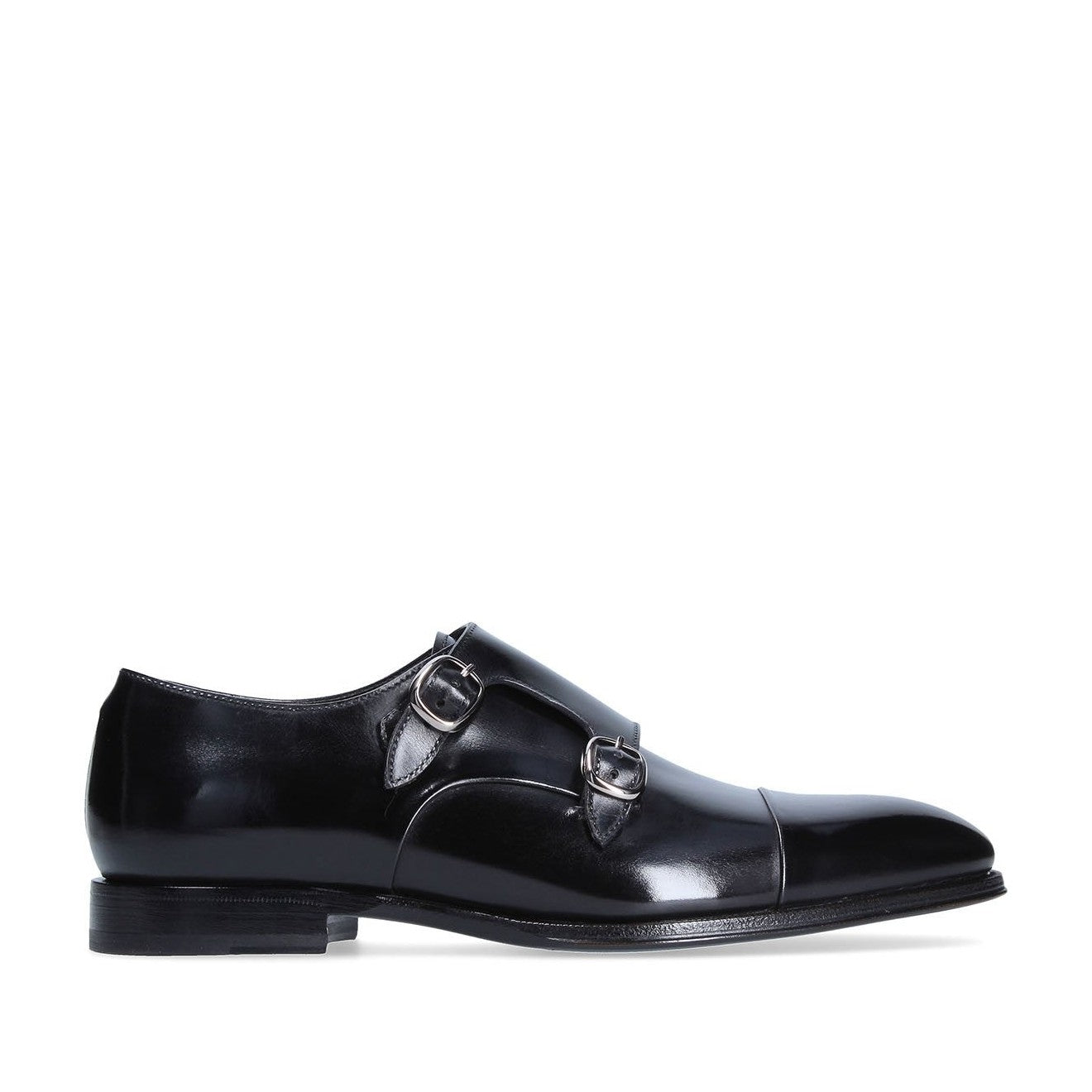Franceschetti Genoa Men's Shoes Calf-Skin Leather Double Monk-Straps Loafers (FCCT1023)