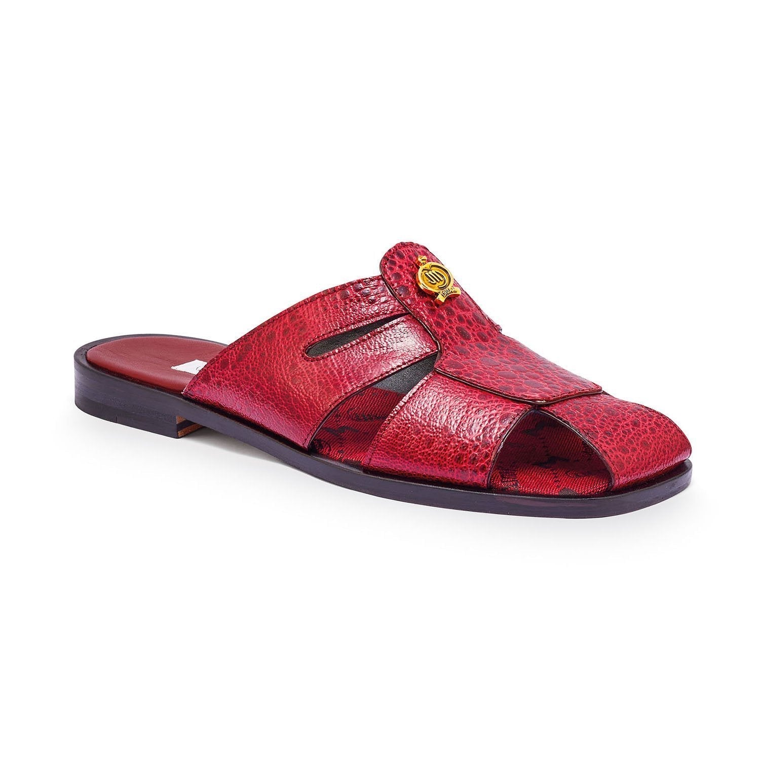 Mauri 5105 Men's Shoes Red Frog-Skin Sandals (MA5325)