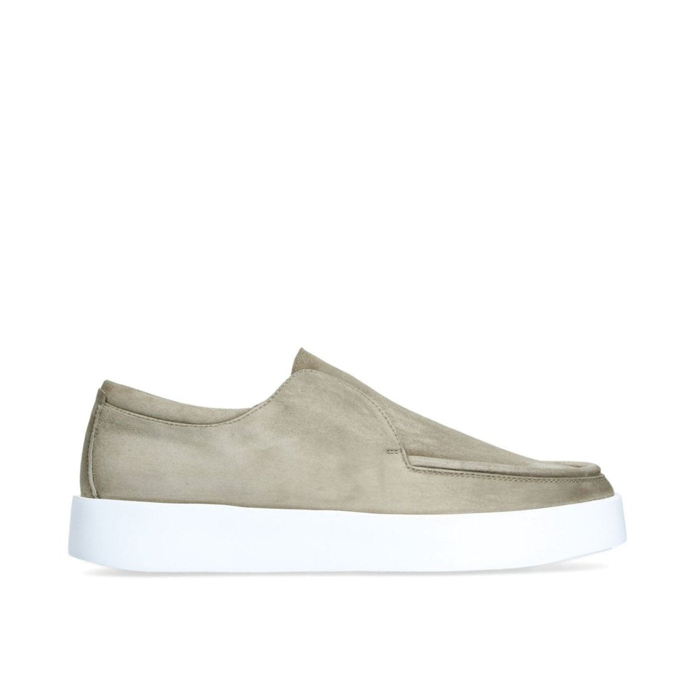 Franceschetti Morgan Men's Shoes Light Green Suede Leather Slip-On Sneakers (FCCT1010)