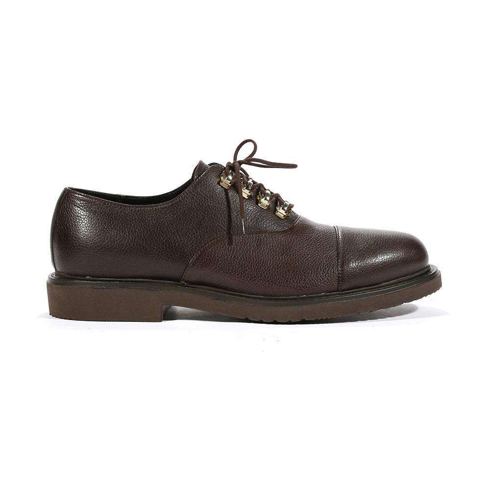 Cesare Paciotti Luxury Italian Men's Oxfords Brown Foam Bufalo T Moro G Designer Shoes (CPM5474)