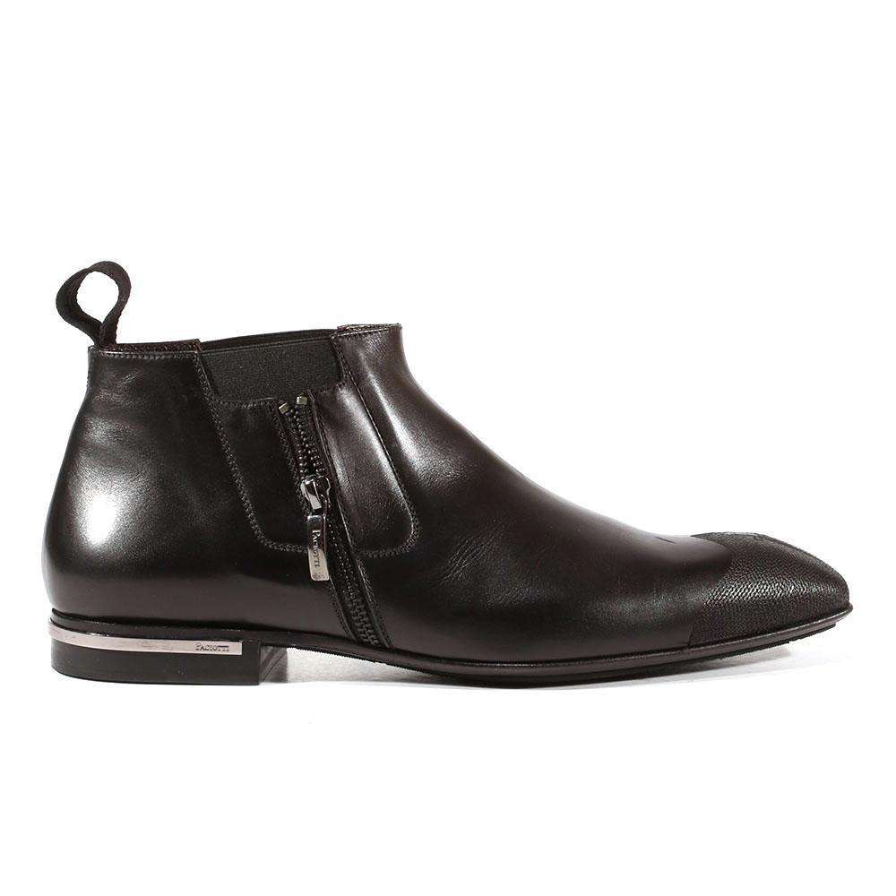 Cesare Paciotti Luxury Italian Men's Designer Shoes Baby Lux Black Boots (CPM3023)
