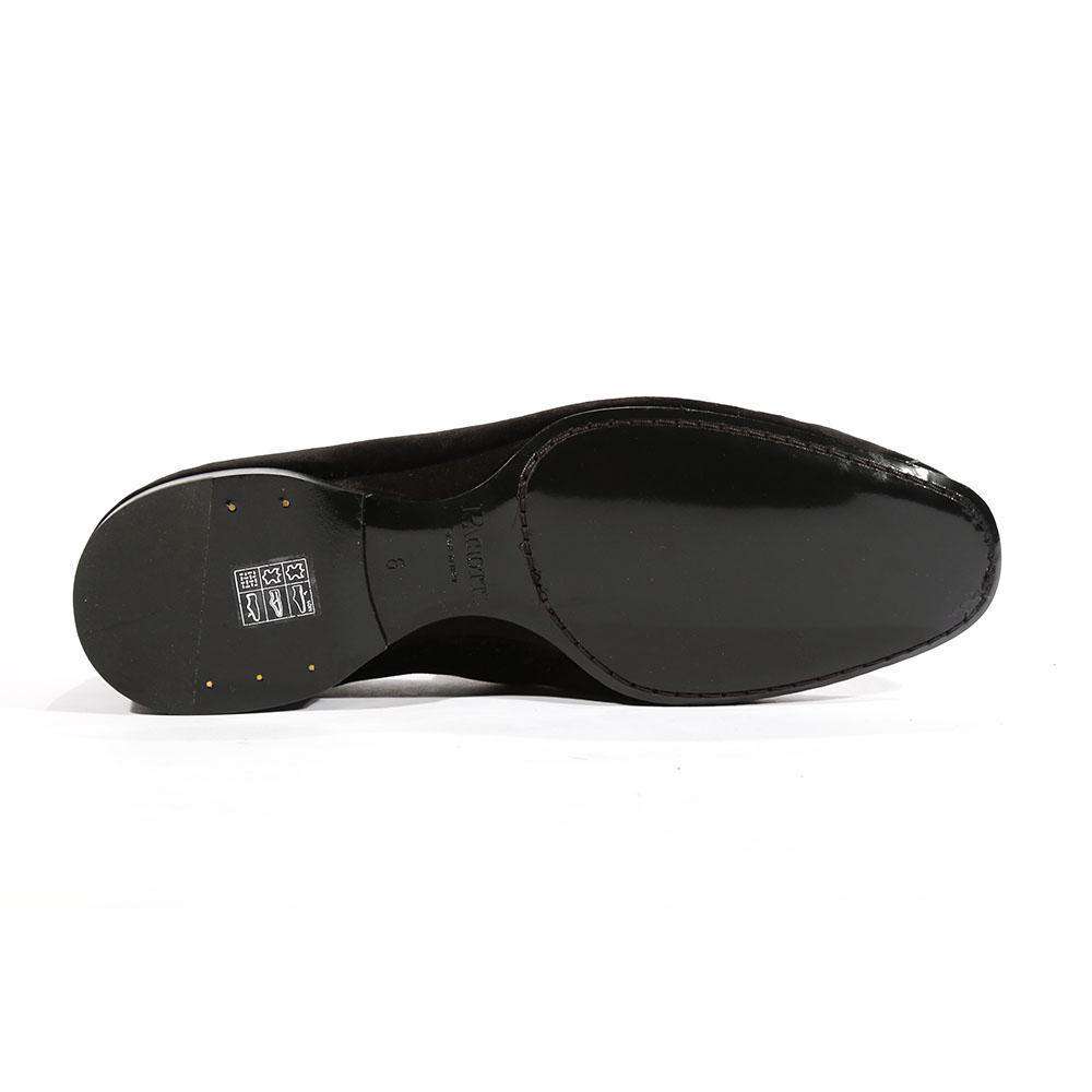 Cesare Paciotti Luxury Italian Men's Loafers Velvet Velluto Black PK Designer Shoes (CPM5450)