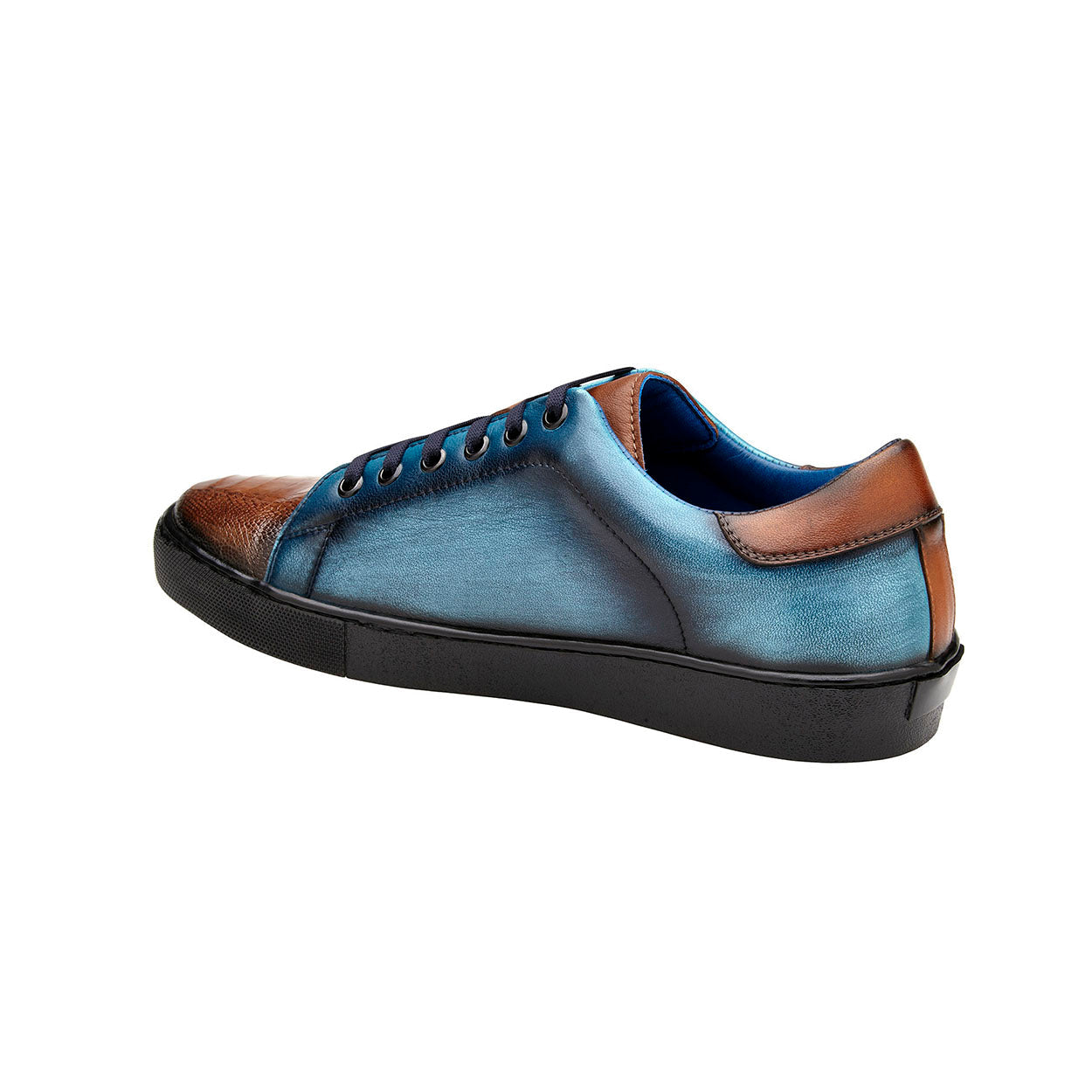 Belvedere Stone Y31 Men's Shoes Ostrich / Calf-Skin Leather Sneakers (BV3171)