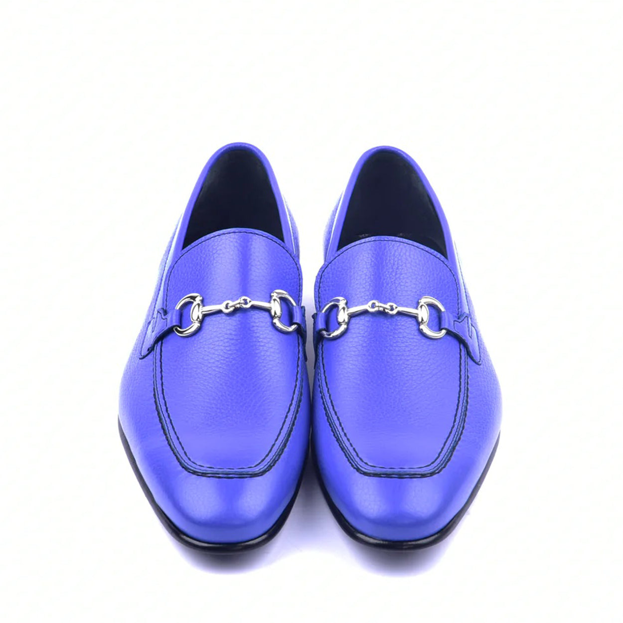 Corrente C11101 4428 Men's Shoes Blue Grain Bit Buckle Loafers (CRT1340)