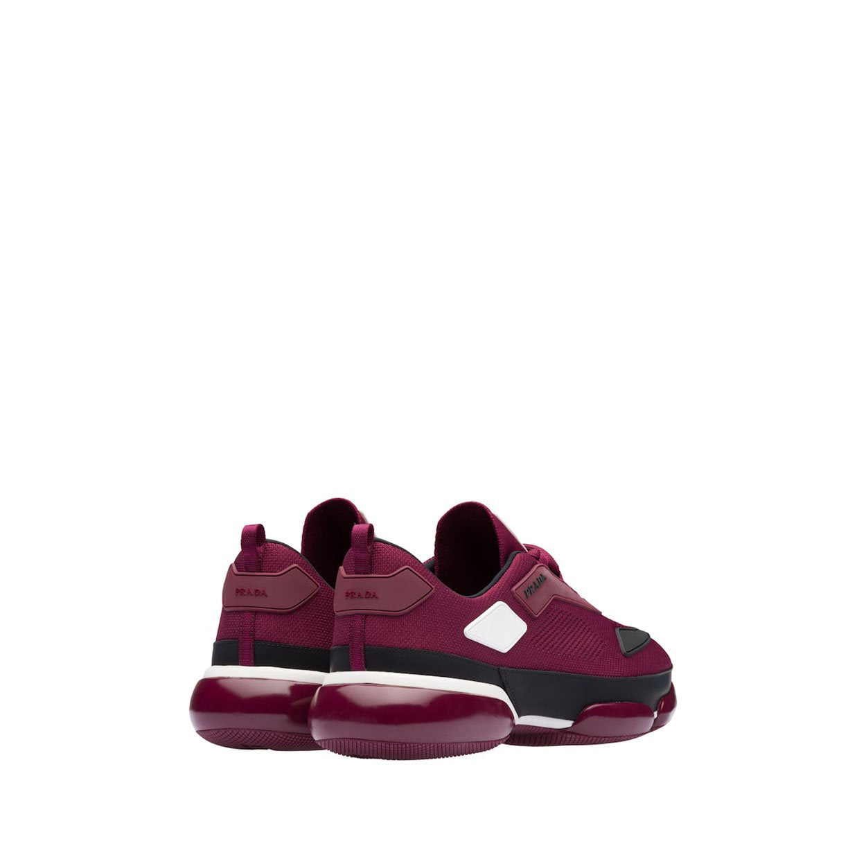 Prada 2EG253-2ODA Men's Shoes Burgundy Cloudbust Technical Fabric Sneakers (PRM1001)