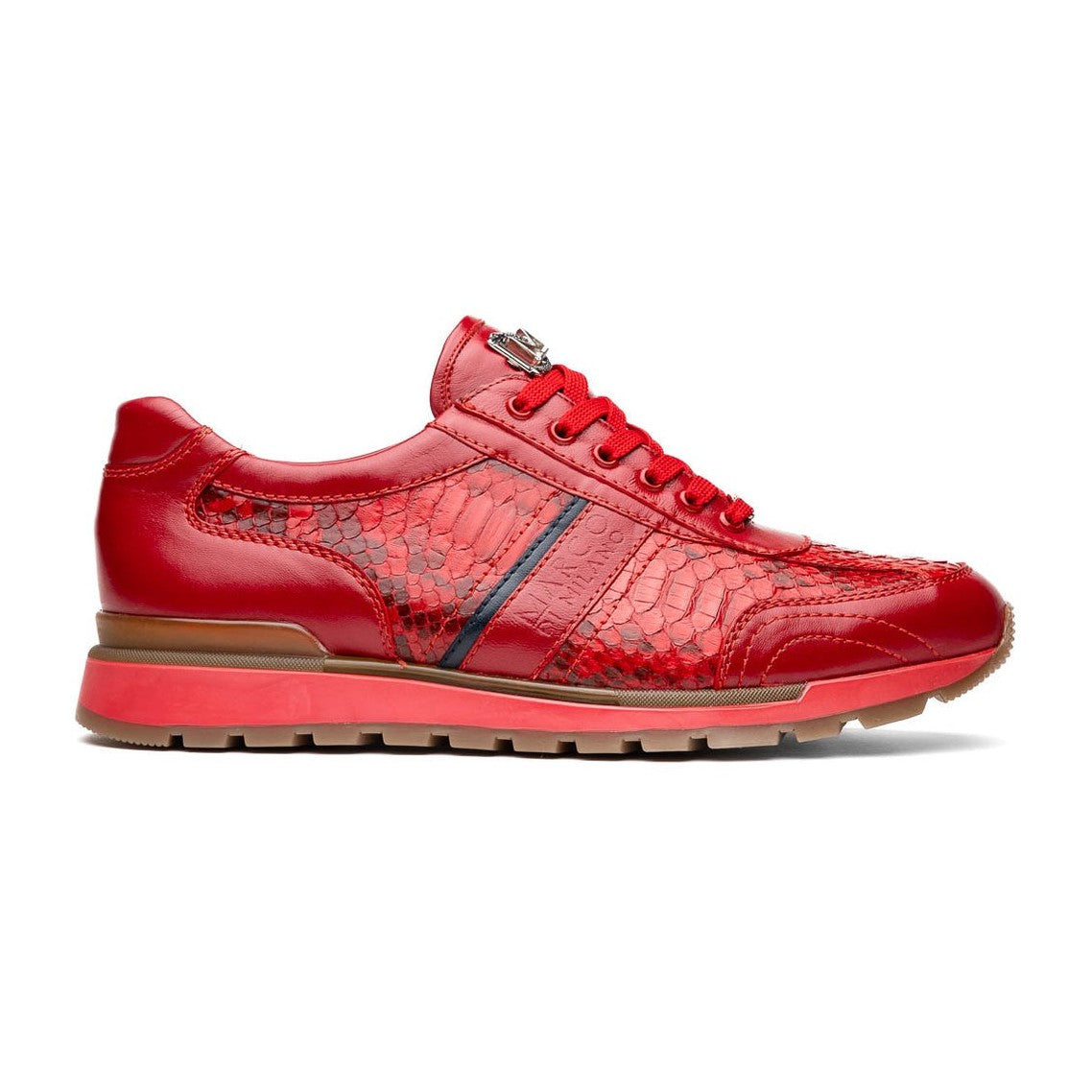 Marco Di Milano Brescia Men's Shoes Genuine Snake Skin / Calf-Skin Leather Sneakers (MDM1124)