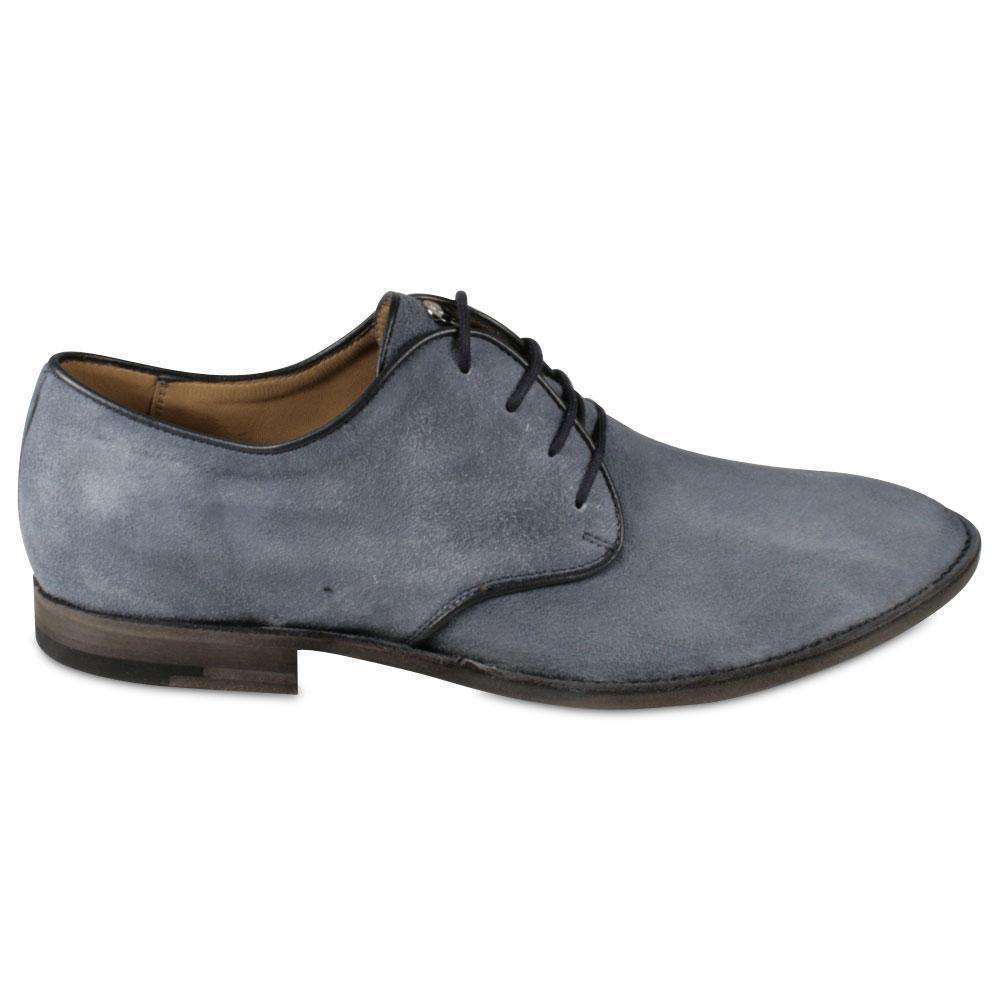 Cesare Paciotti Luxury Italian Men's Designer Blue Suede Oxfords 30474 (CPM1029)