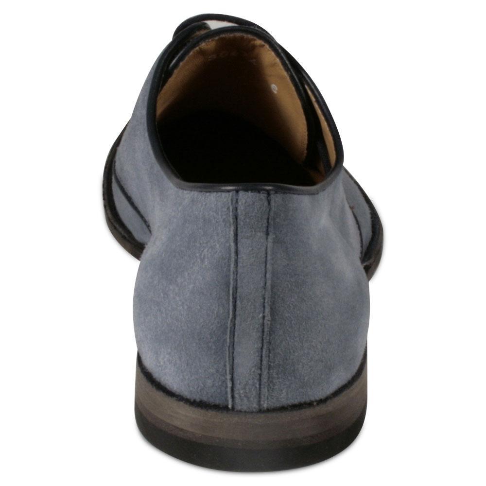 Cesare Paciotti Luxury Italian Men's Designer Blue Suede Oxfords 30474 (CPM1029)