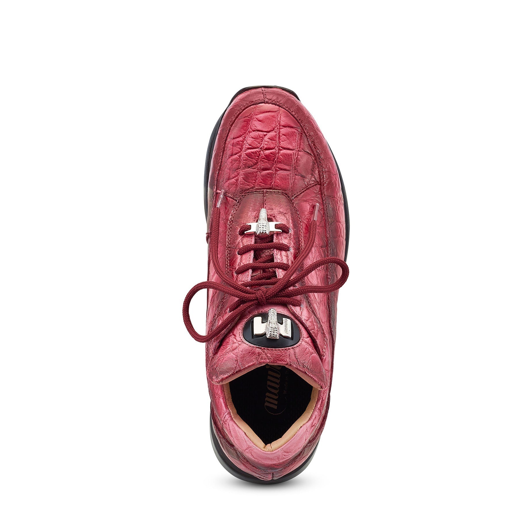 Mauri Bloodshed 8900/2 Men's Shoes Dirty Taste of Berry Exotic Alligator Casual Sneakers (MA5509)