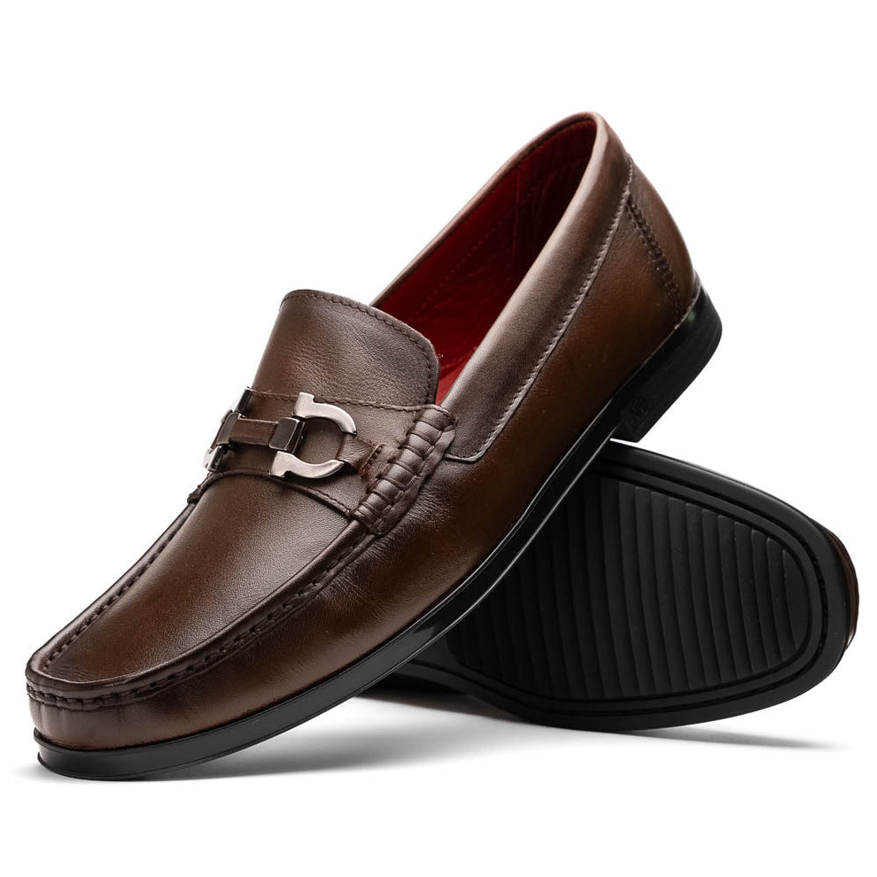 Marco Di Milano Atrani Men's Shoes Calf-Skin Leather Moccasin Loafers (MDM1185)