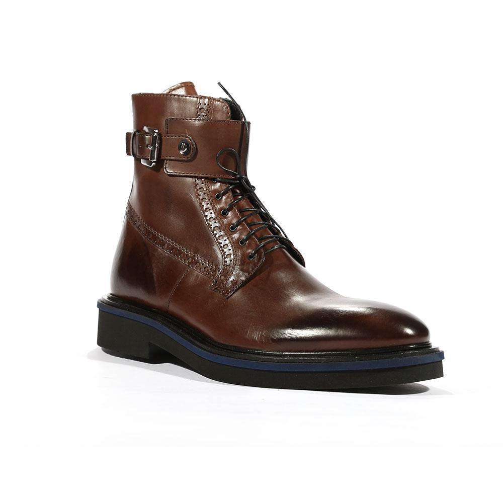 Cesare Paciotti Luxury Italian Men's Boots Buckhold Foam Caffe 308 Madison Designer Shoes (CPM5400)