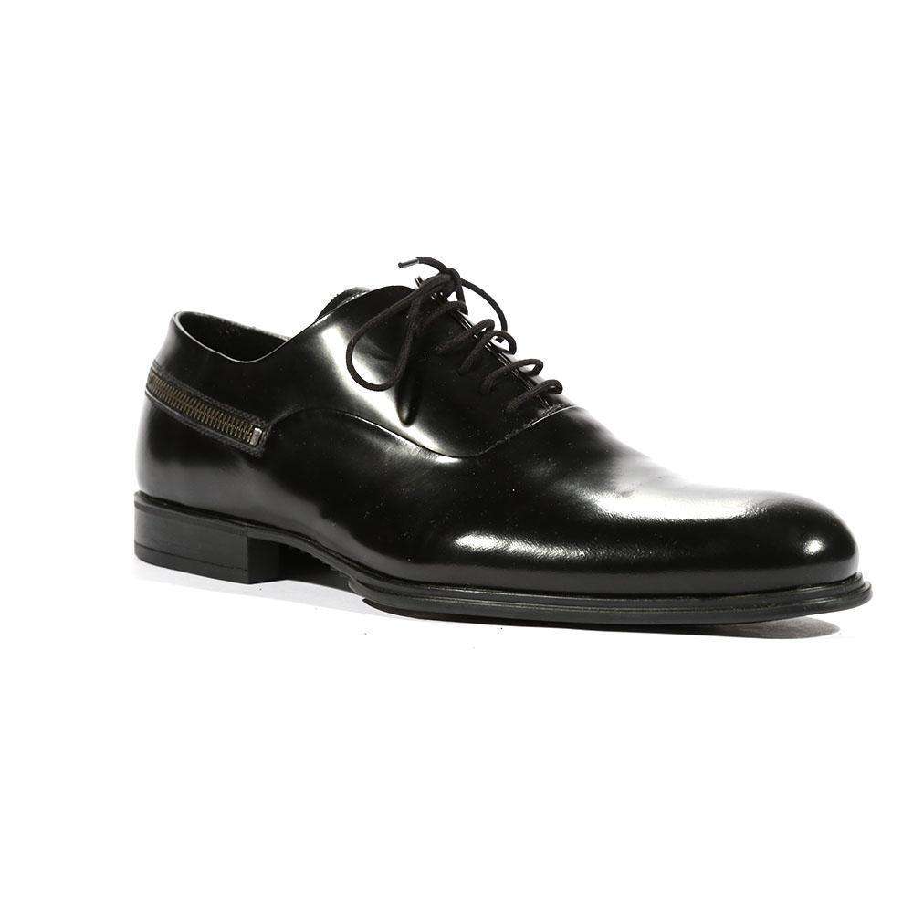 Cesare Paciotti Luxury Italian Men's Oxfords Baio Black SL Designer Shoes (CPM5435)
