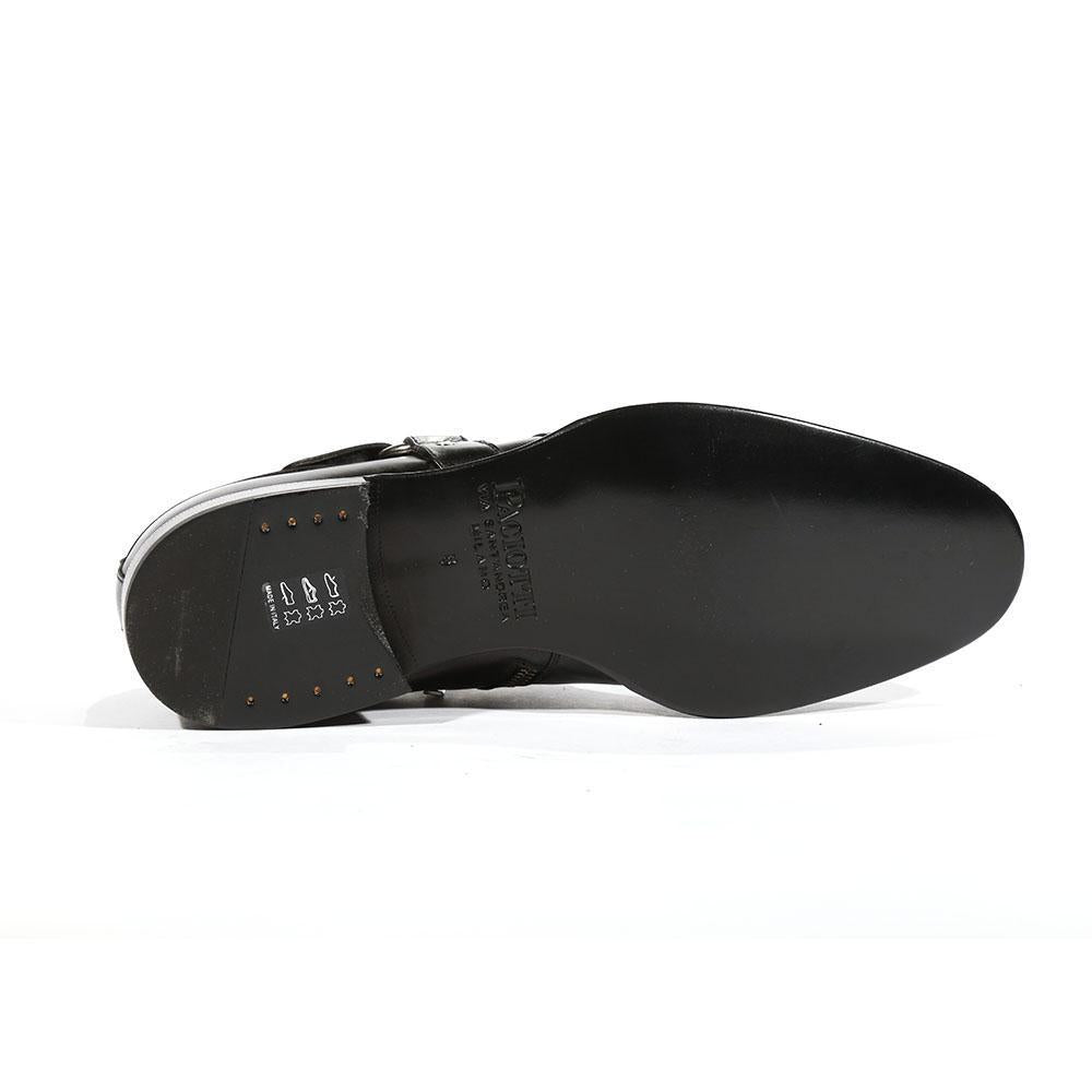 Cesare Paciotti Luxury Italian Men's Loafers Baby Black Lux T Designer Shoes (CPM5472)
