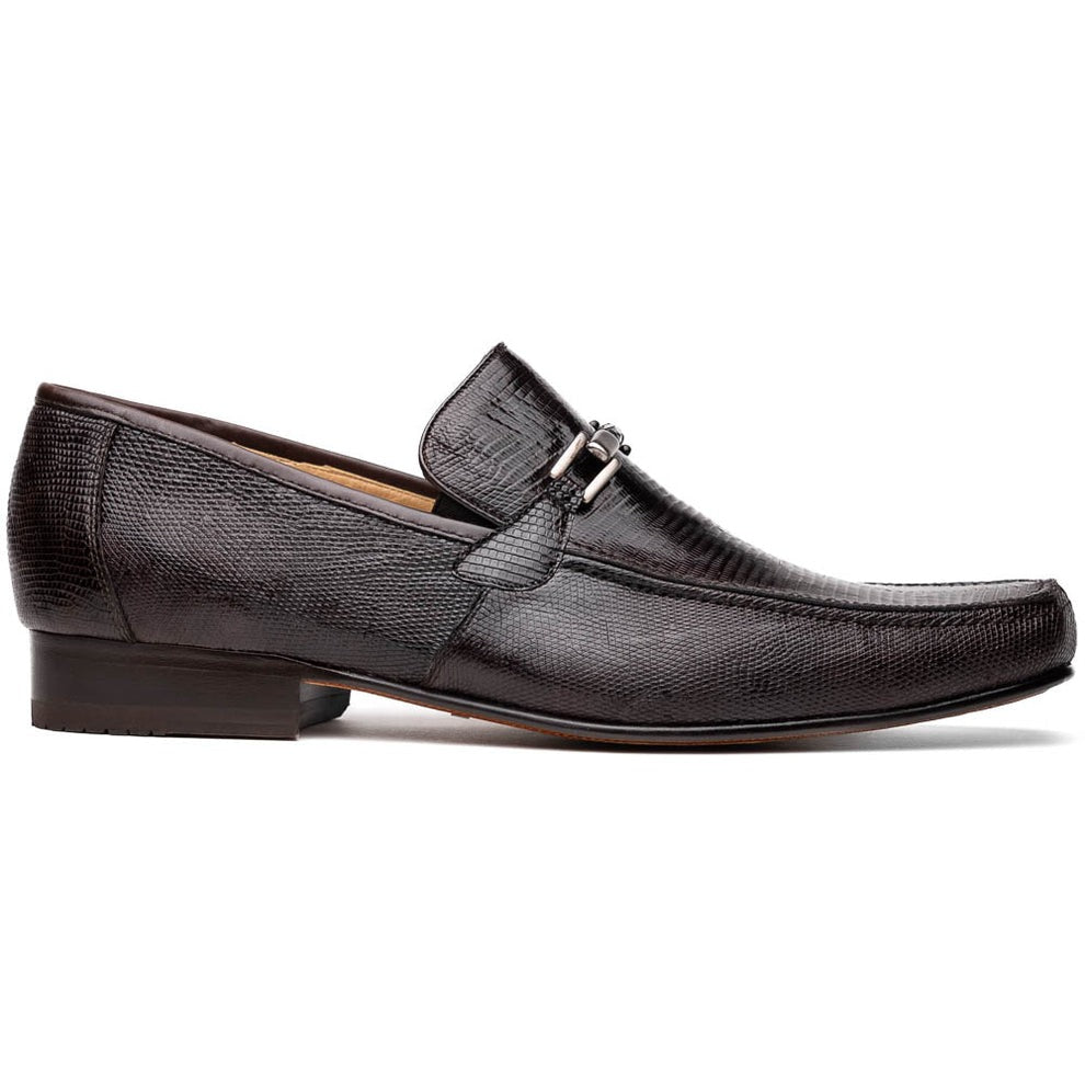 Marco Di Milano Fabro Men's Shoes Exotic Lizard Horsebit Loafers (MDM1081)