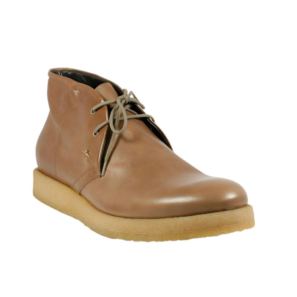 Cesare Paciotti Luxury Italian Men Designer Shoes Baby Soft Tortora Leather Ankle Boots (CPM2280)
