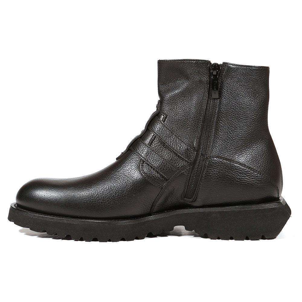 Cesare Paciotti Luxury Italian Men's Designer Shoes Granello Black Boots (CPM5002)