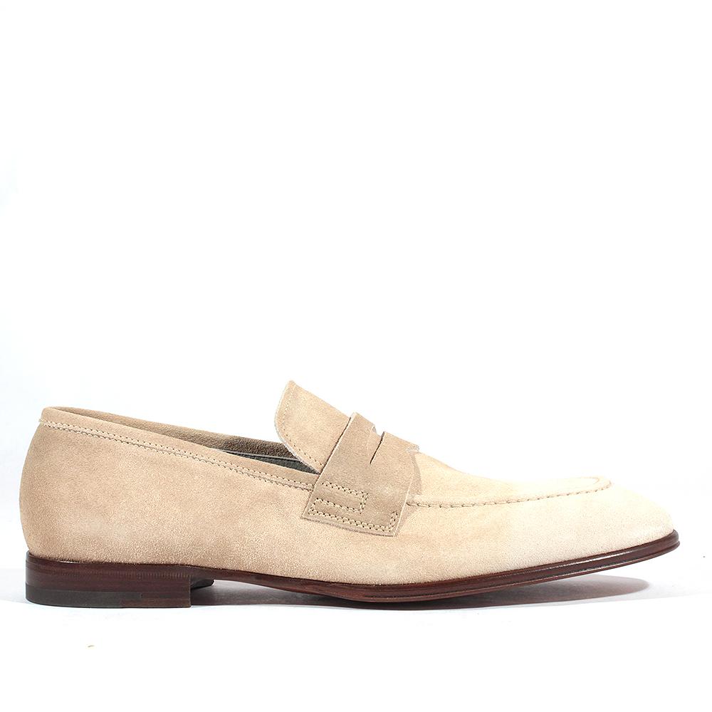 Cesare Paciotti Luxury Italian Designer Men's Designer Shoes Two-Tone Beige Oxfords (CPM565)
