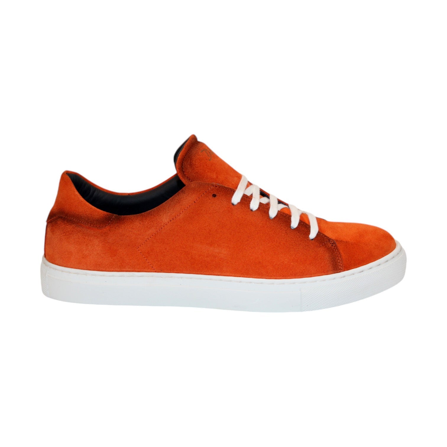 Duca Cremona Men's Shoes Orange Suede Leather Sneakers (D1149)