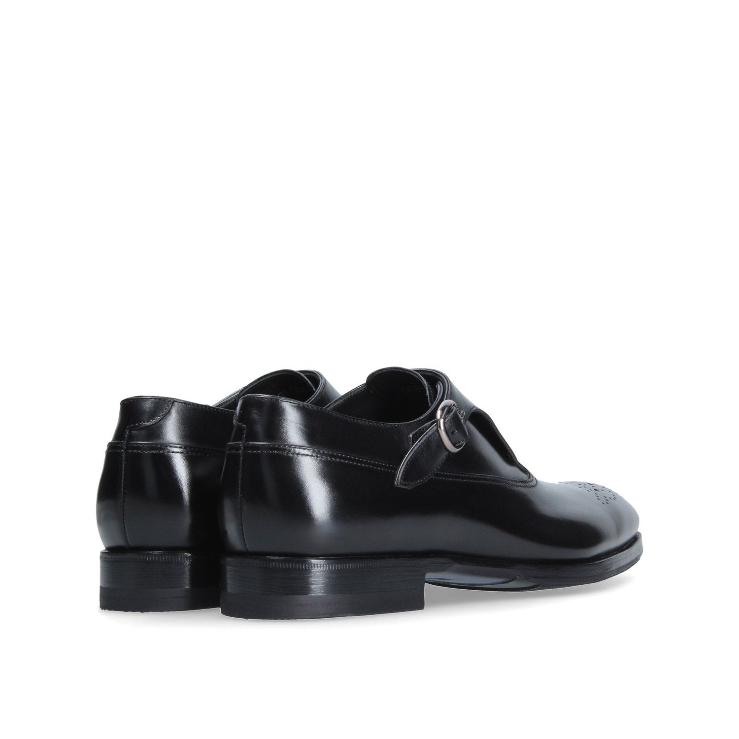 Franceschetti Liege Men's Shoes Calf-Skin Leather Single Monk-Strap Loafers (FCCT1094)