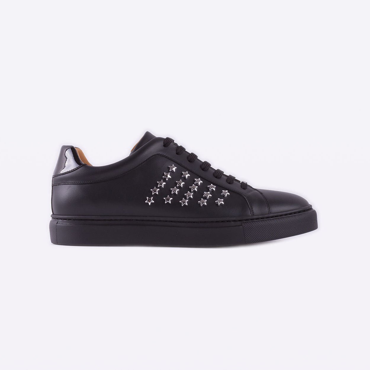 Mister 39630 Oter Men's Shoes Black Patent / Calf-Skin Leather Casual Sneakers (MIS1011)