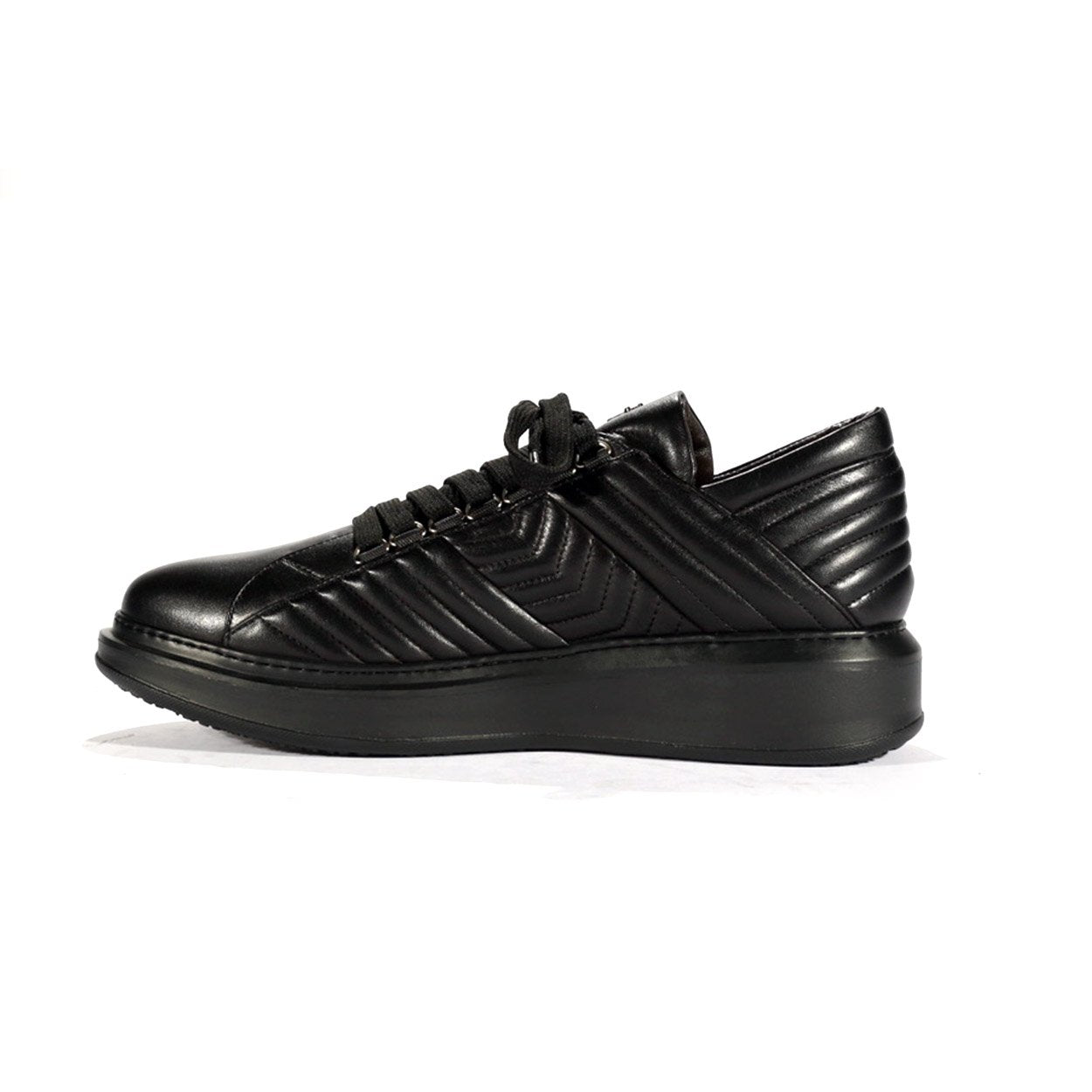 Cesare Paciotti Men's Black Napa Leather Sneakers(CPM5490)
