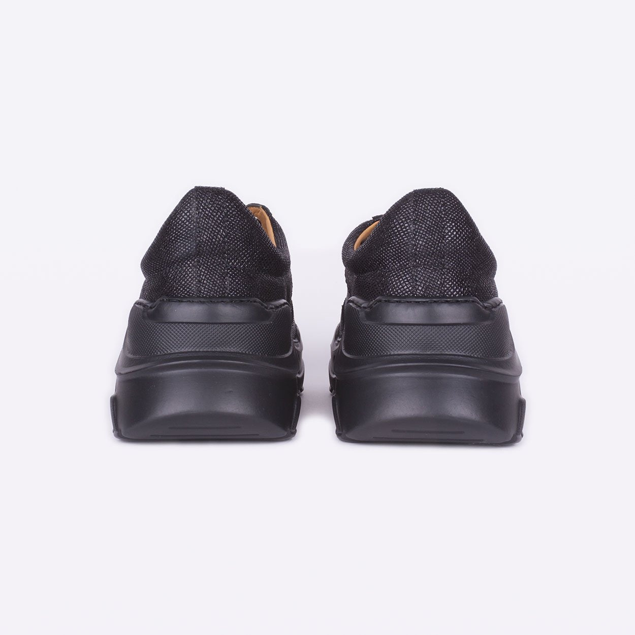 Mister 39190 Bama Men's Shoes Black Iguana Print / Suede / Calf-Skin Leather Casual Sneakers (MIS1047)