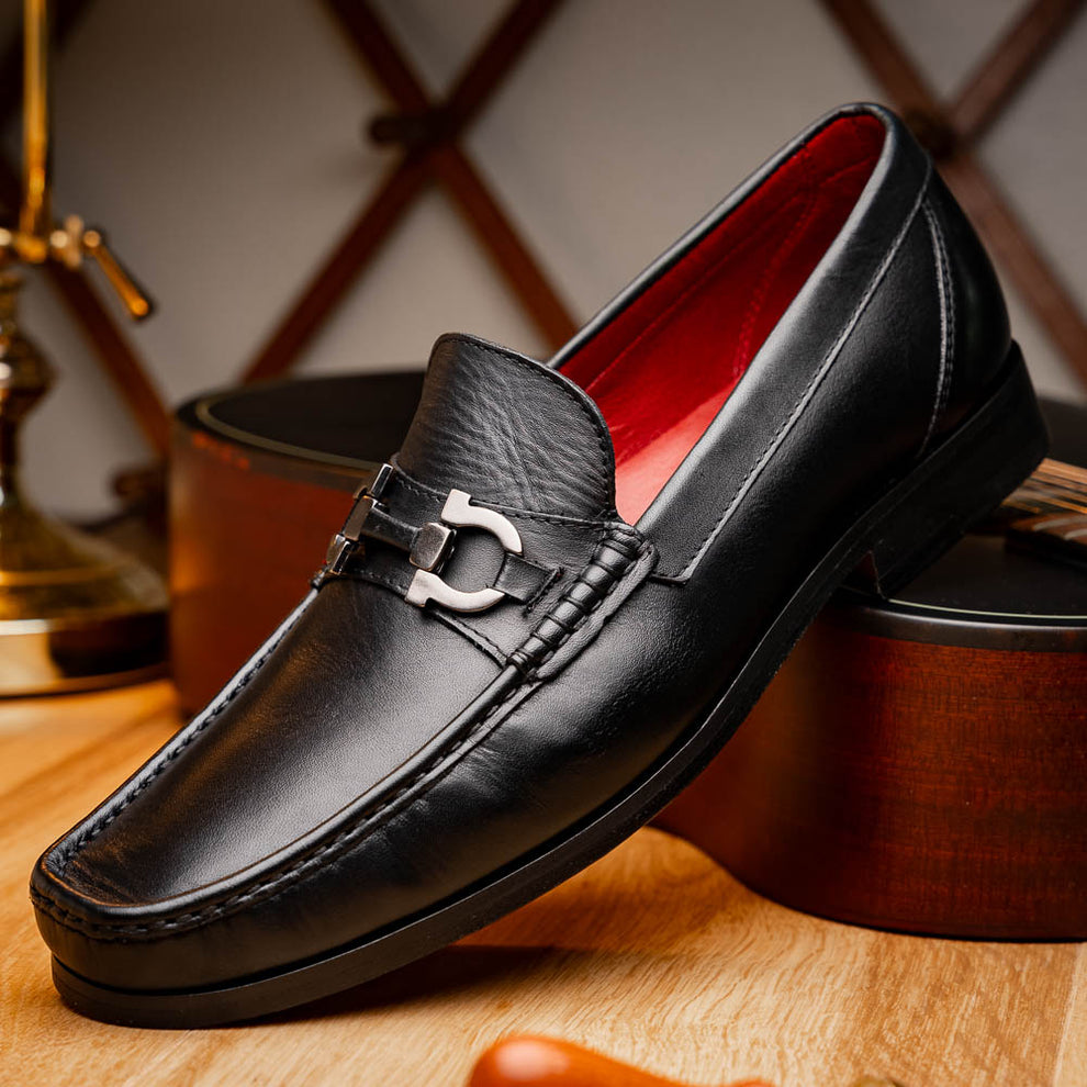 Marco Di Milano Cassarano Men's Shoes Calf-Skin Leather Moccasin Loafers (MDM1184)