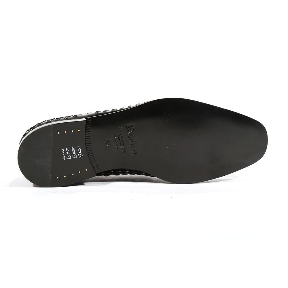 Cesare Paciotti Luxury Italian Men's Oxfords Baby Lux Black J Designer Shoes (CPM5444)