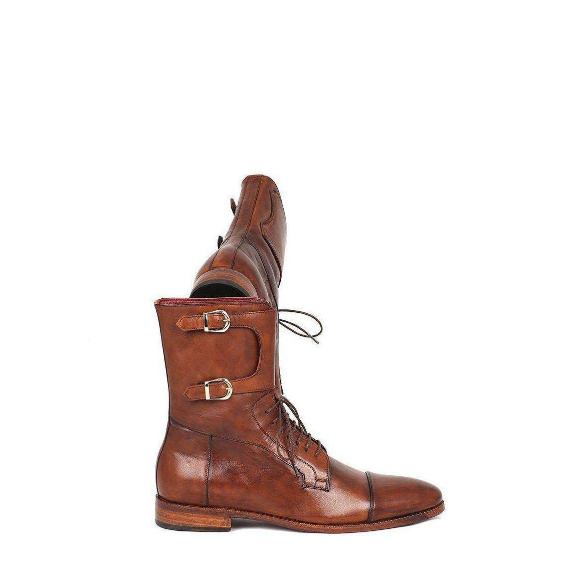 Paul Parkman Men's Brown Calfskin High Boots F554-BRW