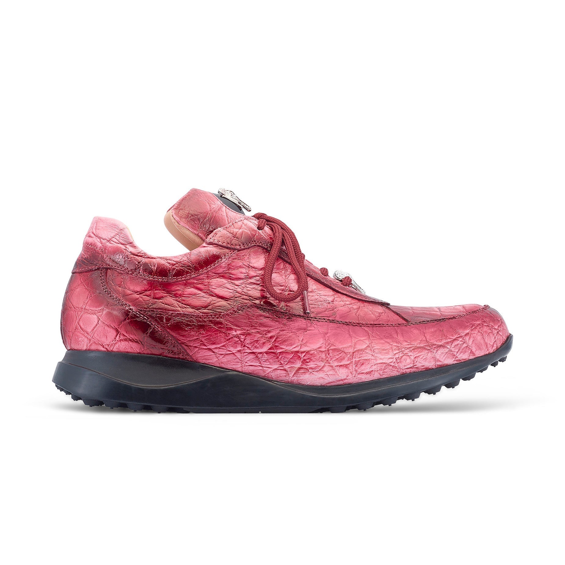 Mauri Bloodshed 8900/2 Men's Shoes Dirty Taste of Berry Exotic Alligator Casual Sneakers (MA5509)