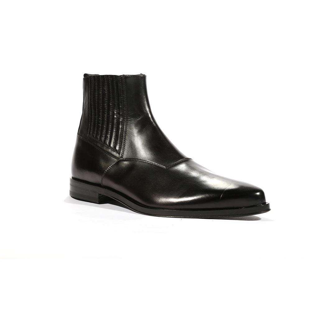 Cesare Paciotti Luxury Italian Men's Boots Baby Lux Black P Designer Shoes (CPM5420)