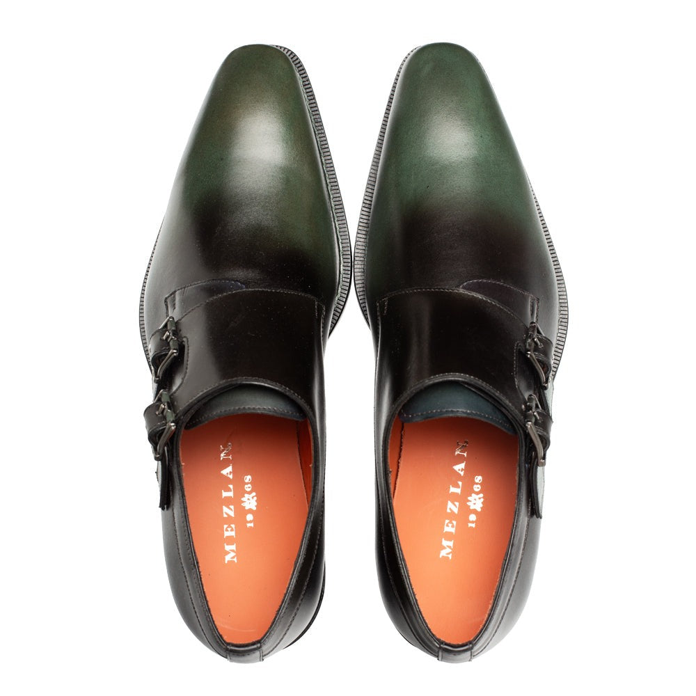 Mezlan Pintor 21244 Men's Shoes Calf-Skin Leather Double Monk-Straps Loafers (MZ3759)