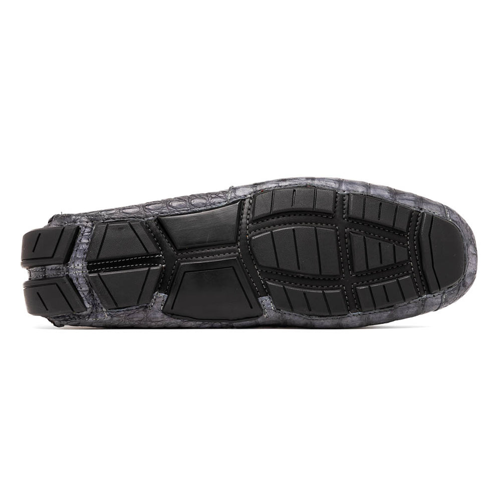Marco Di Milano Remo Men's Shoes Exotic Crocodile Moccasin Driver Loafers (MDM1188)