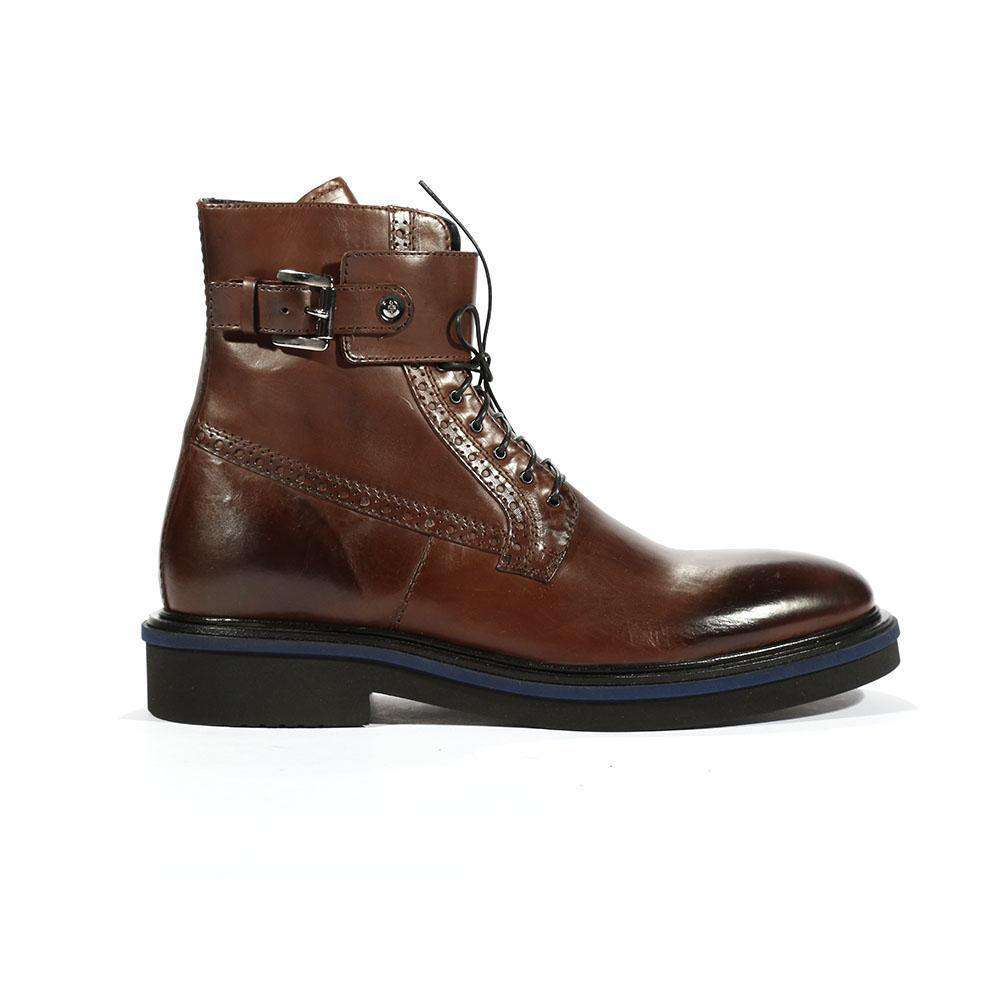 Cesare Paciotti Luxury Italian Men's Boots Buckhold Foam Caffe 308 Madison Designer Shoes (CPM5400)