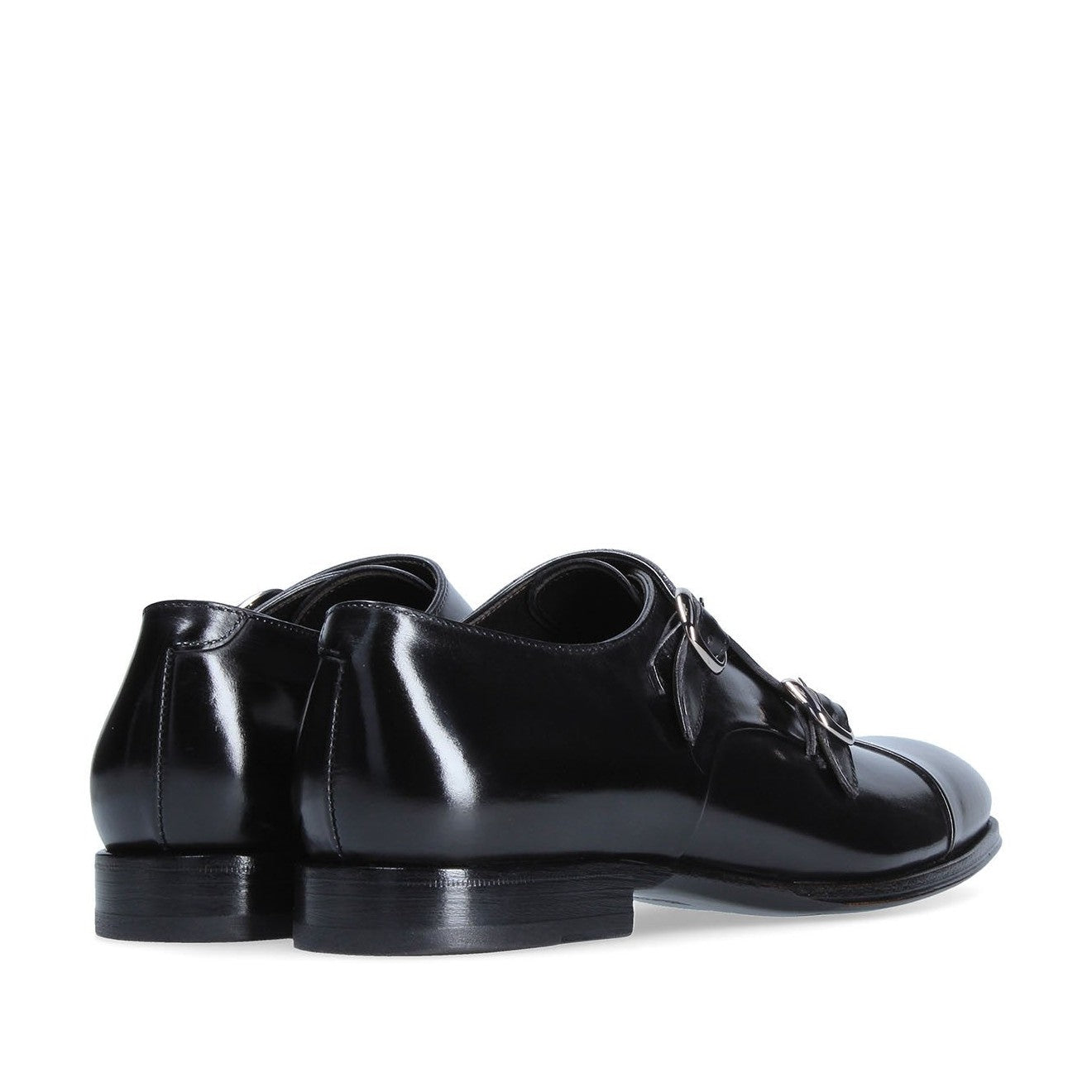 Franceschetti Genoa Men's Shoes Calf-Skin Leather Double Monk-Straps Loafers (FCCT1023)