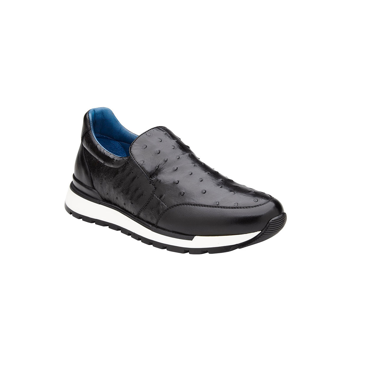 Belvedere Cramer G02 Men's Shoes Ostrich / Calf-Skin Leather Slip-On Sneakers (BV3170)