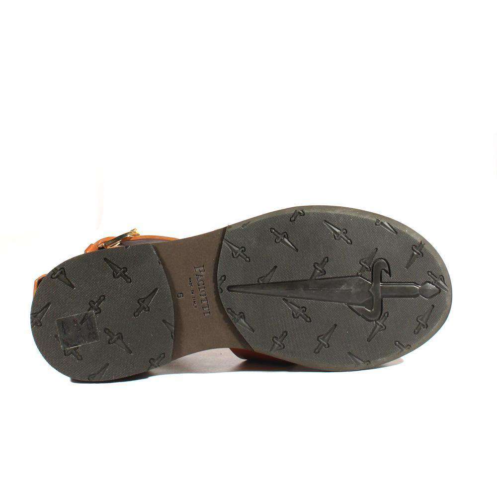 Cesare Paciotti Luxury Italian Men's Designer Shoes Biscotto Buckle Logo Leather Sandals (CPM2377)