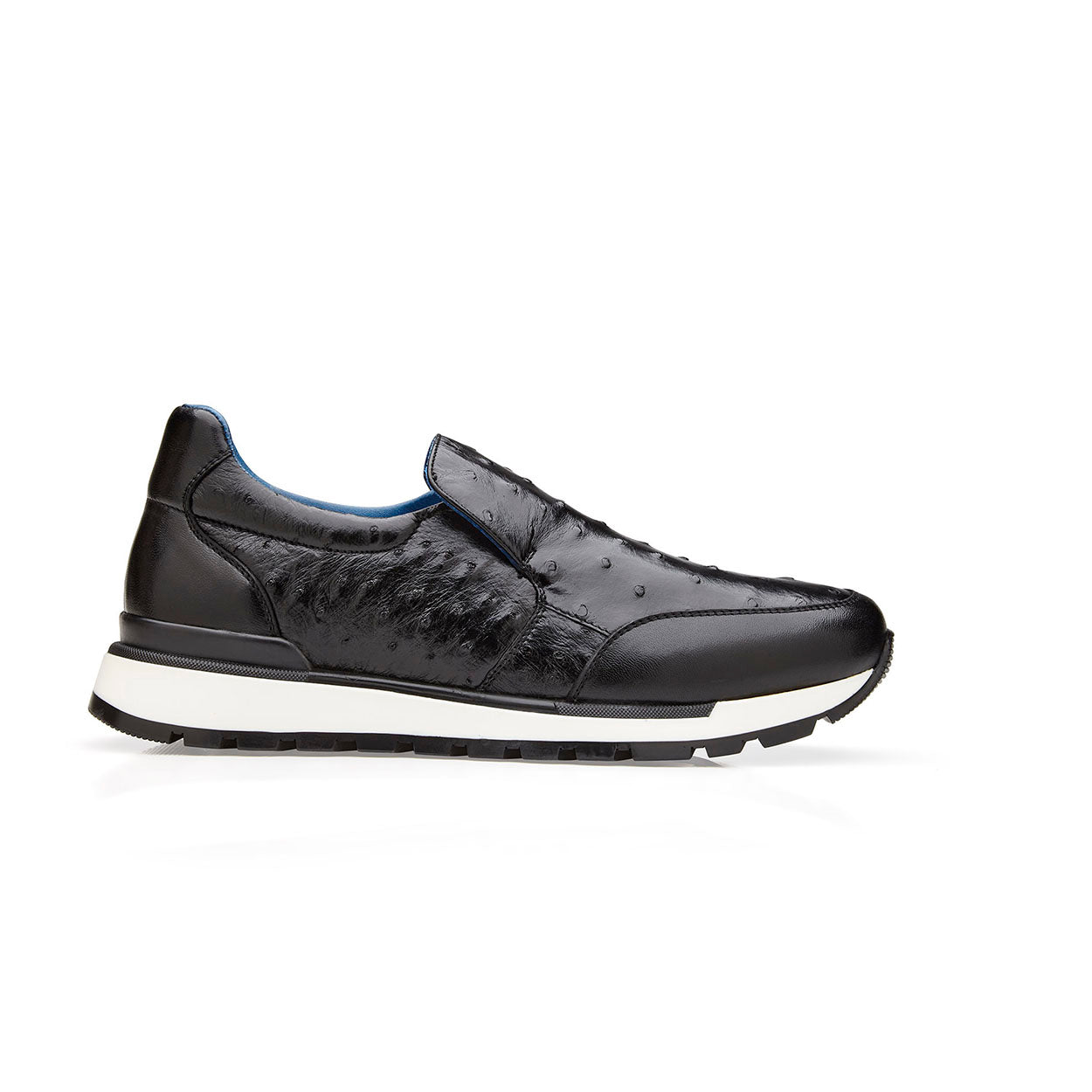 Belvedere Cramer G02 Men's Shoes Ostrich / Calf-Skin Leather Slip-On Sneakers (BV3170)