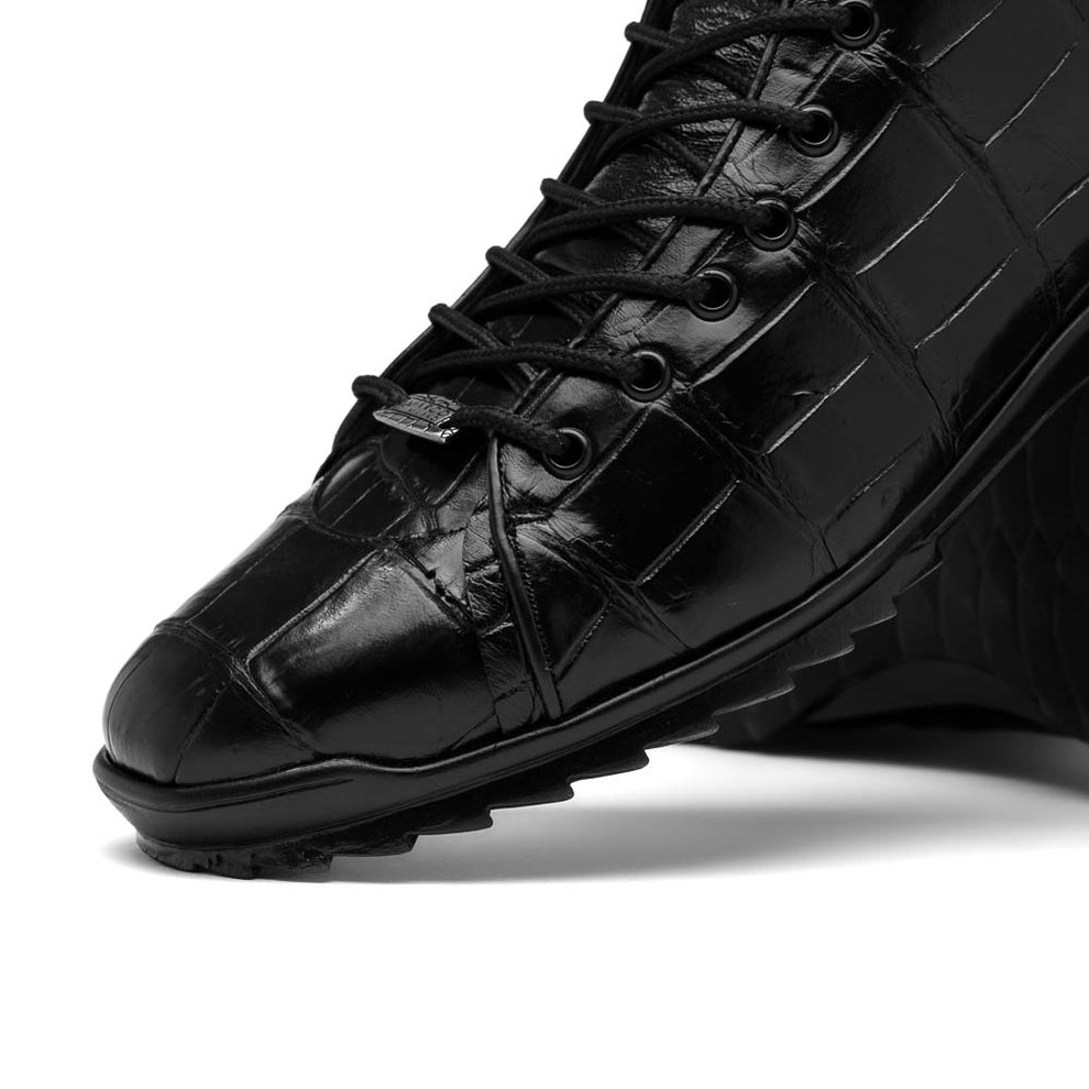 Marco Di Milano Hermond Men's Shoes Exotic Alligator High-Top Sneakers (MDM1194)
